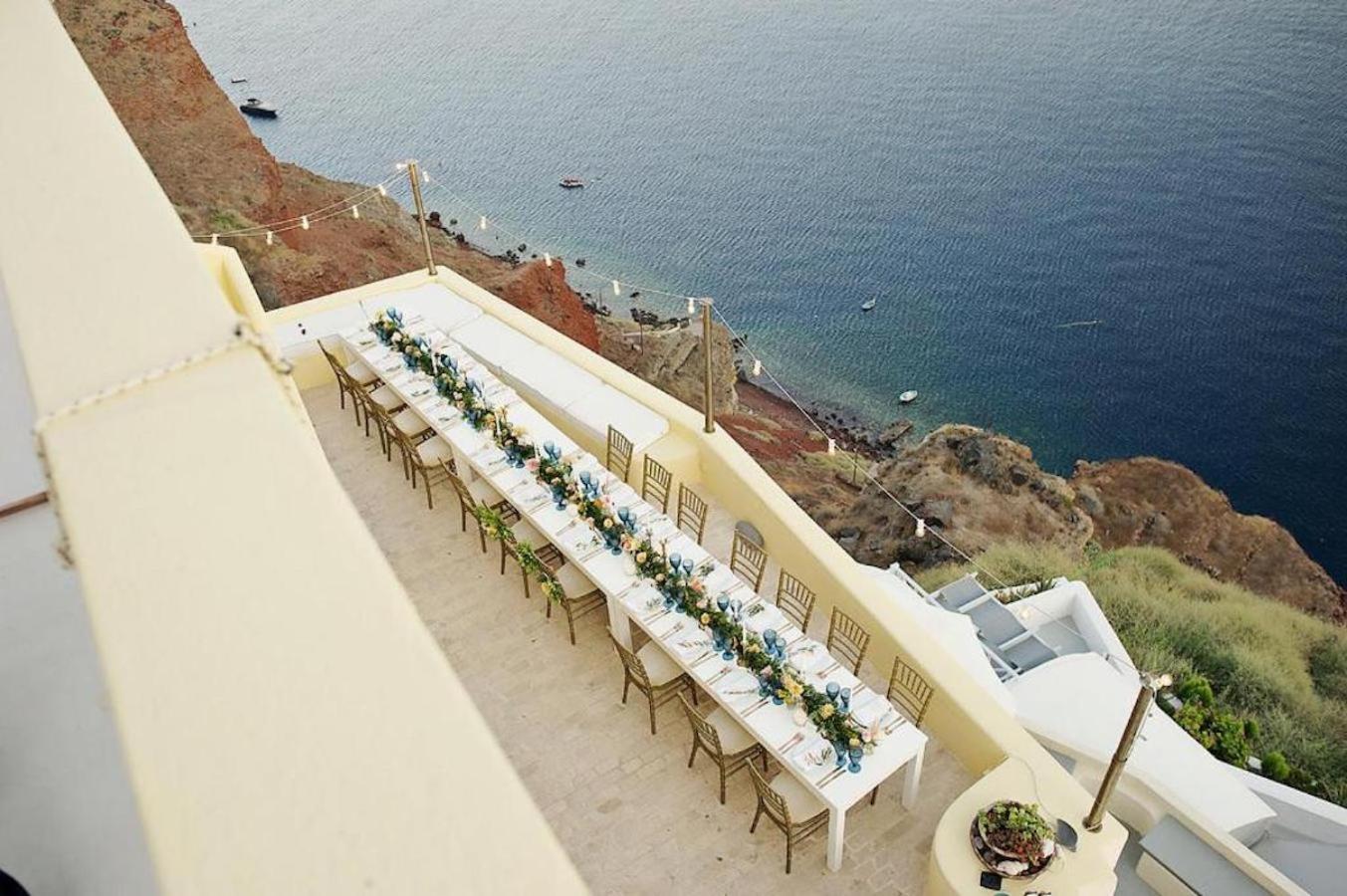 Ilivatos - Elegant Villa On The Caldera'S Edge Иа Екстериор снимка